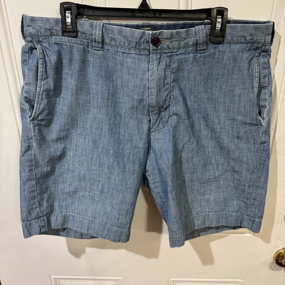 J. Crew Blue Flat Front Shorts